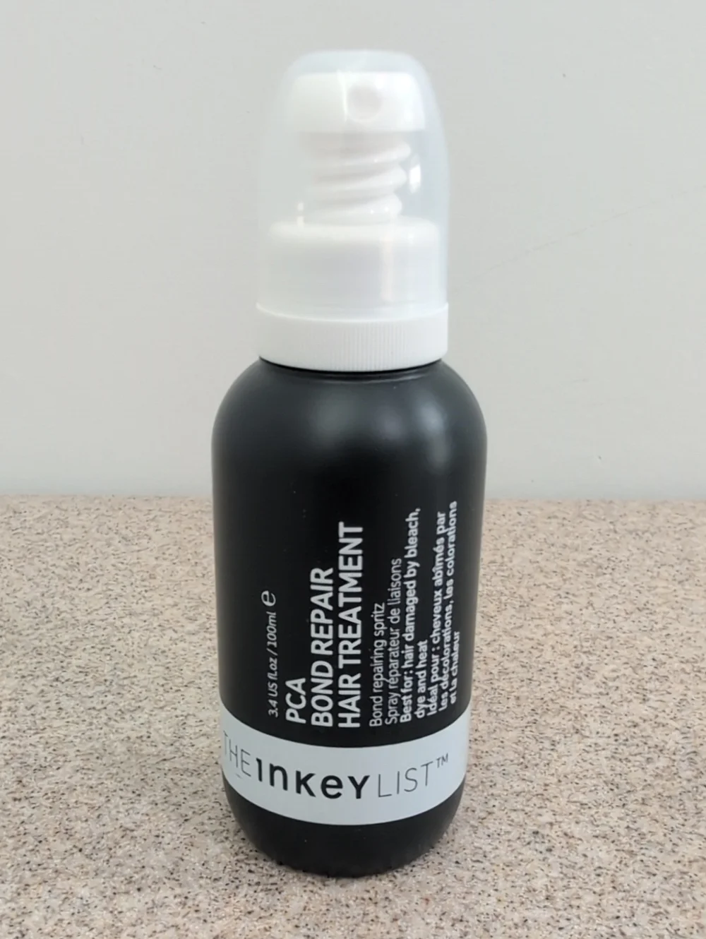 The Inkey List PCA Bond Repair Hair Treatment, 3.4 Fl Oz Spritz
